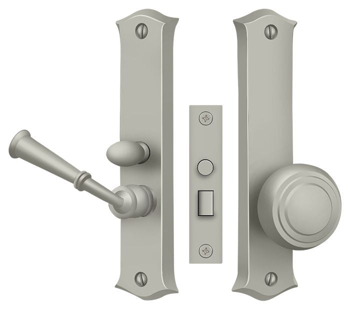 Deltana SDL688U15 Storm Door Latch; Classic; Mortise Lock; Satin Nickel Finish