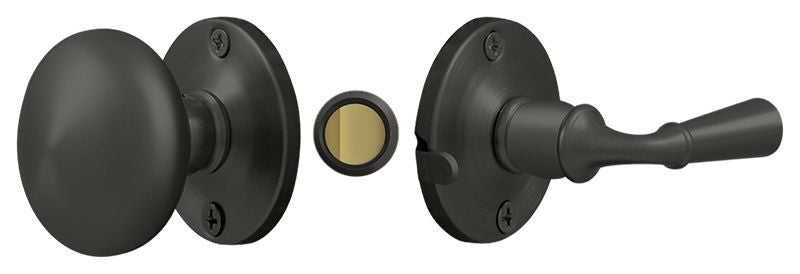 Deltana SDL980U10B Storm Door Latch; Round; Tubular Lock; Oil Rubbed Bronze Finish