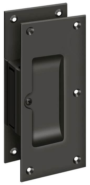 Deltana SDP60U10B Decorative pocket Lock 6"; Passage; Oil Rubbed Bronze Finish