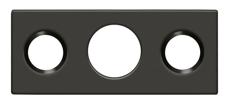 Deltana SP7FBR10B Strike Plate For 7" Flush Bolt; Oil Rubbed Bronze Finish