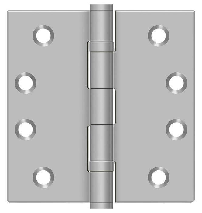 Deltana SS44BU32D-R 4" x 4" Square Hinge; Residential; Satin Stainless Steel Finish