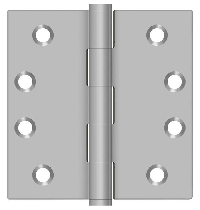 Deltana SS44U32D-R 4" x 4" Square Hinge; Residential; Satin Stainless Steel Finish