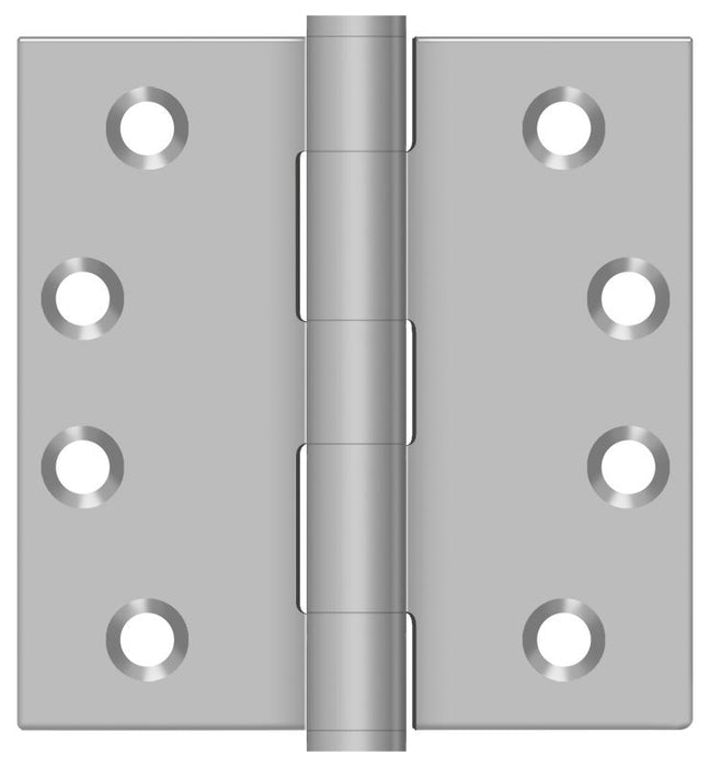 Deltana SS44U32D 4" x 4" Square Hinge; Satin Stainless Steel Finish