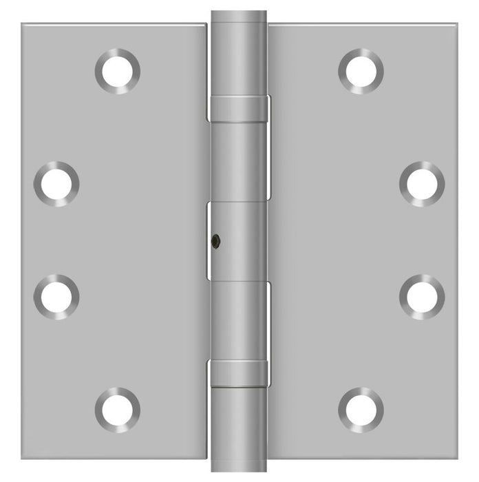 Deltana SS45NBU32D 4-1/2" x 4-1/2" Square Hinge; Satin Stainless Steel Finish