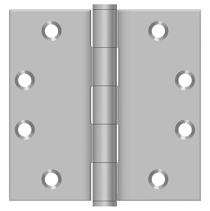 Deltana SS45U32D 4-1/2" x 4-1/2" Square Hinge; Satin Stainless Steel Finish