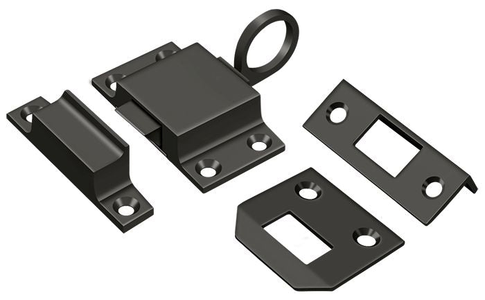 Deltana TC80U10B Transom Catch; Oil Rubbed Bronze Finish