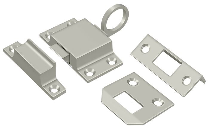 Deltana TC80U15 Transom Catch; Satin Nickel Finish