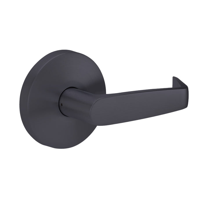 Falcon W101D622 W Series Passage Dane Lever Lock with 30206 Latch 30148 Strike Matte Black Finish