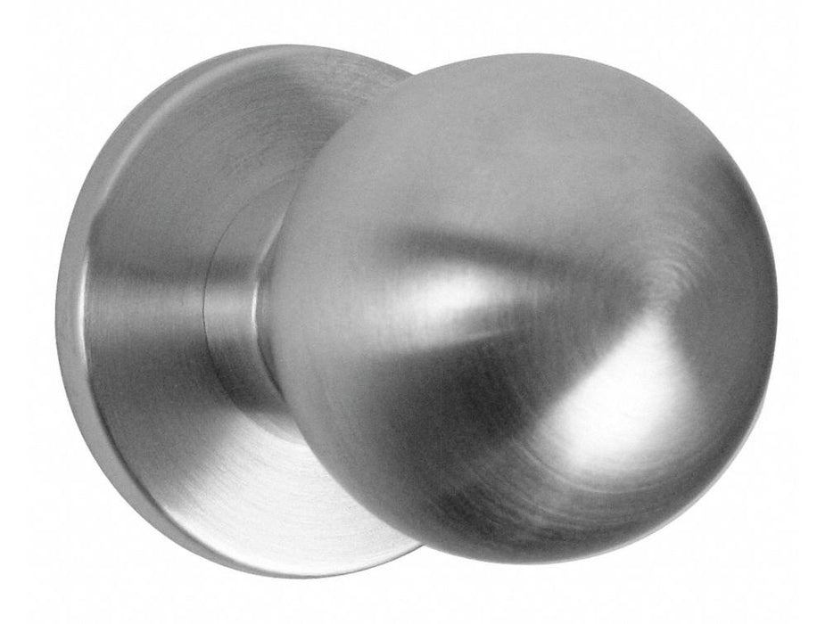 Falcon W101H626 W Series Passage Hana Knob Lock with 30206 Latch 30148 Strike Satin Chrome Finish