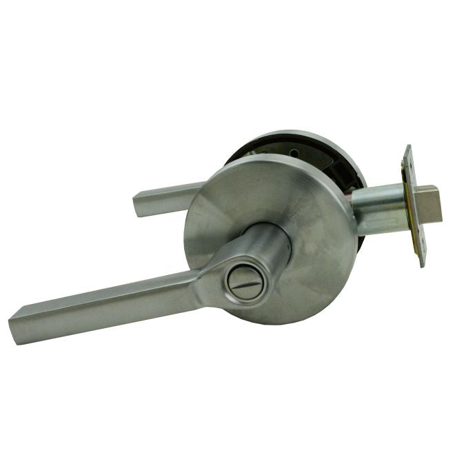 Falcon W301LAT626 W Series Privacy Latitude Lever Lock with 30206 Latch 30148 Strike Satin Chrome Finish