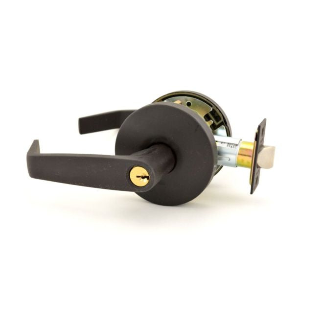 Falcon W511PD613 W Series Office Dane Lever Lock C Keyway KD with 30197 Latch 30148 Strike Oil Rubbed Bronze Finish