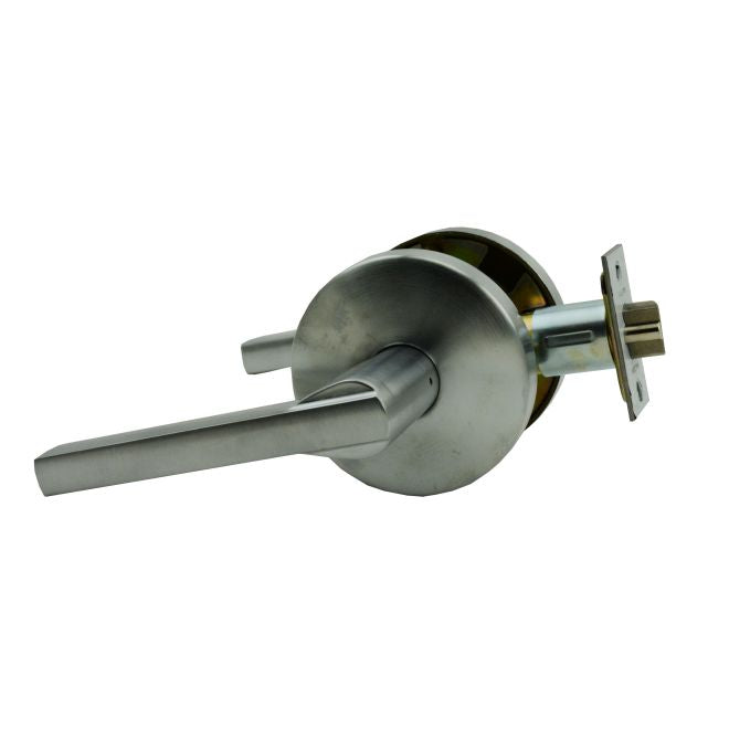 Falcon W581PLAT626 W Series Storeroom Latitude Lever Lock C Keyway KD with 30197 Latch 30148 Strike Satin Chrome Finish