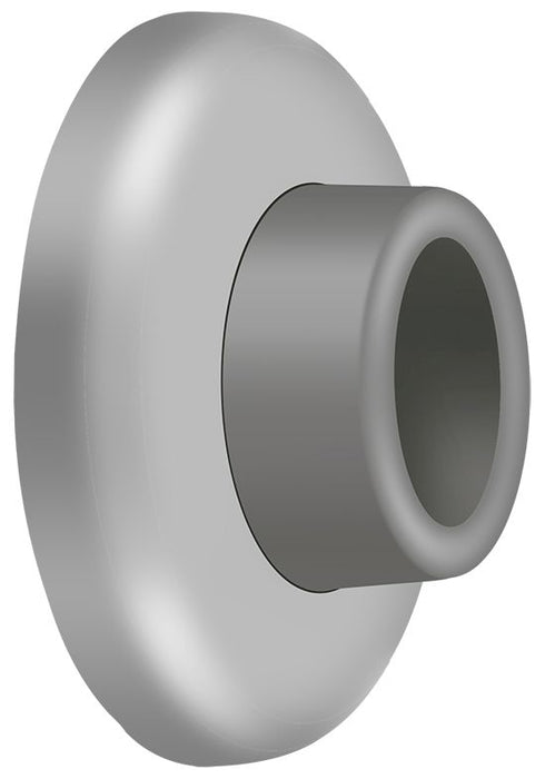 Deltana WB250U32D Wall Mount Concave Flush Bumper; 2-1/2" Diameter; Satin Stainless Steel Finish