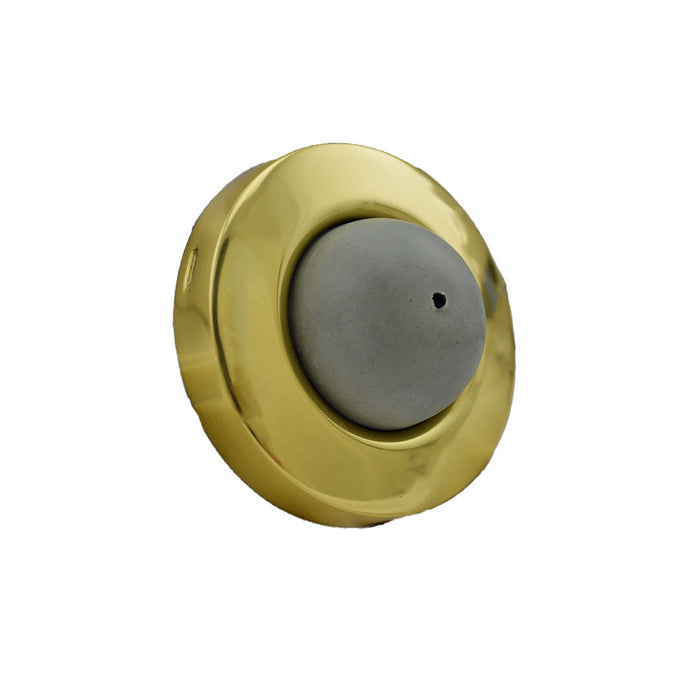 Ives Commercial WS406407CVX3 Solid Brass 2-1/2" Convex Wall Bumper Bright Brass Finish