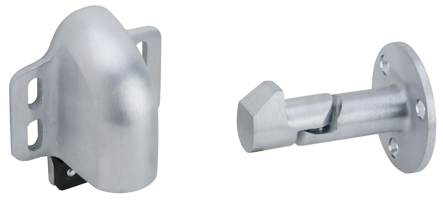 Ives Commercial WS4526D Solid Wall Stop and Holder with Drywall Mounting Satin Chrome Finish