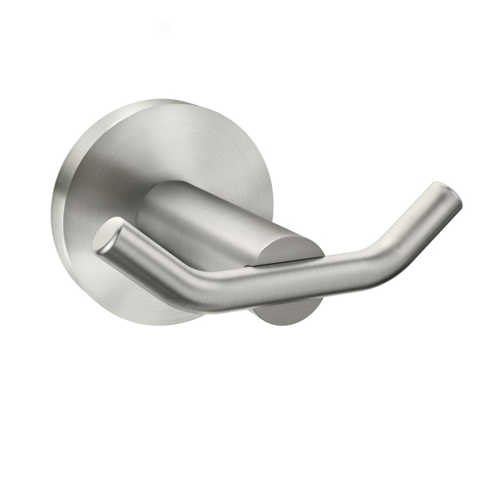 Moen Y5703BN Arlys Double Robe Hook Brushed Nickel Finish