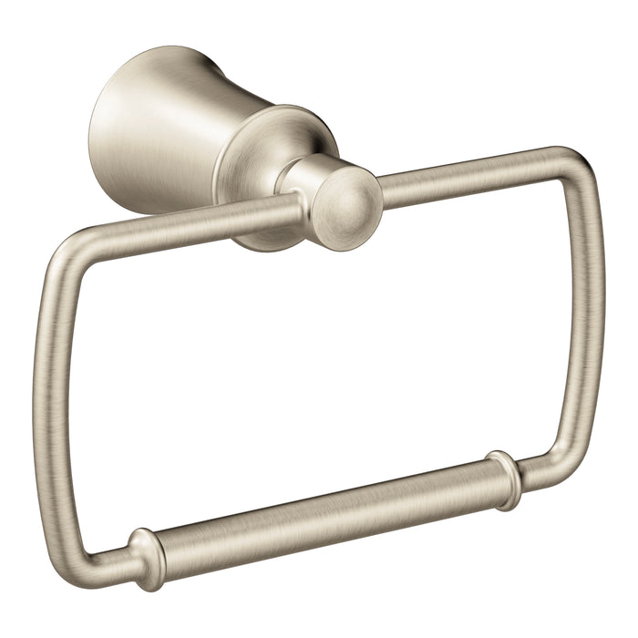 Moen YB2186BN Dartmoor Towel Ring Brushed Nickel Finish