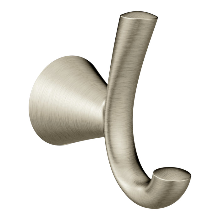 Moen YB2303BN Glyde Robe Hook Brushed Nickel Finish