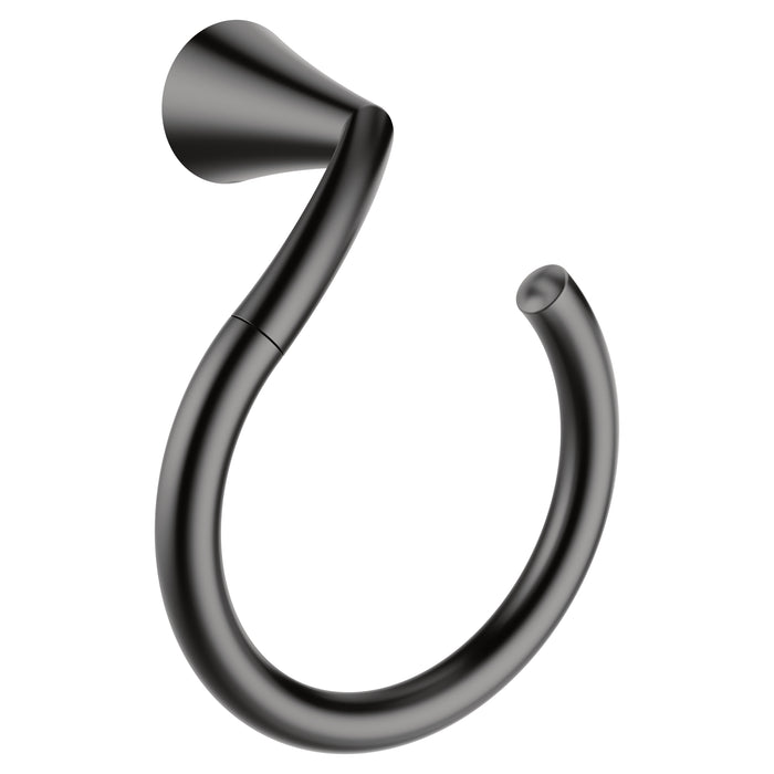 Moen YB2386BL Glyde Towel Ring Matte Black Finish