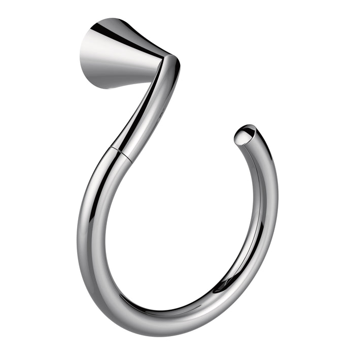 Moen YB2386CH Glyde Towel Ring Bright Chrome Finish