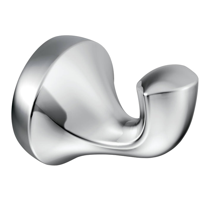 Moen YB2803CH Eva Single Robe Hook Bright Chrome Finish