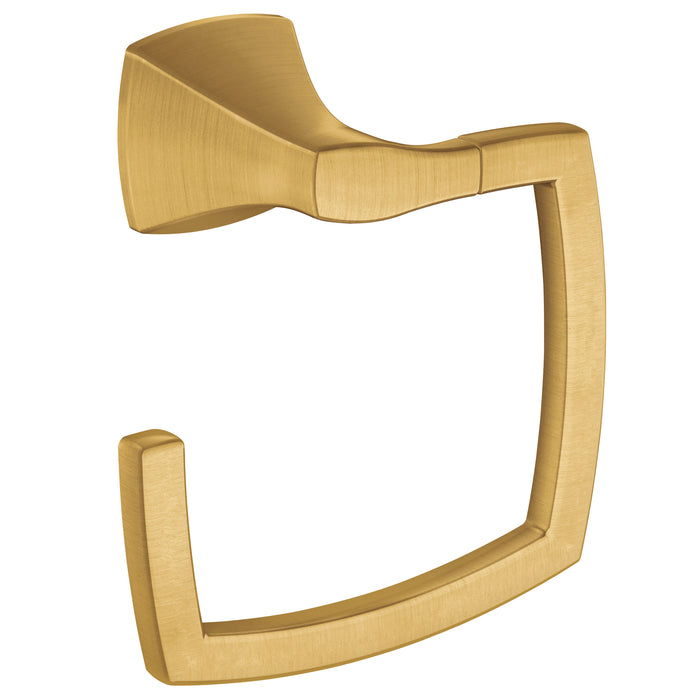 Moen YB5186BG Voss Towel Ring Brushed Gold Finish