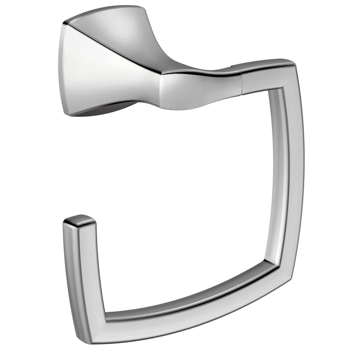 Moen YB5186CH Voss Towel Ring Bright Chrome Finish