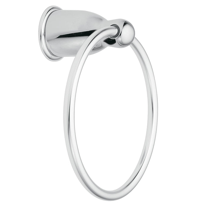 Moen YB8086CH Mason Towel Ring Bright Chrome Finish - Mounting Post YB8000 Sold Separately *