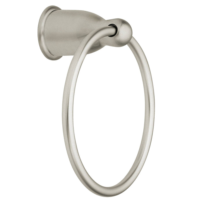 Moen YB8086SN Mason Towel Ring Satin Nickel Finish - Mounting Post YB8000 Sold Separately *