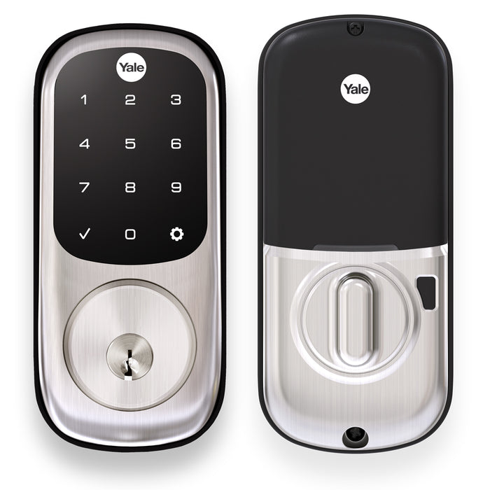 Yale Real Living YRD226HA2619 Assure Touchscreen Deadbolt with ZigBee US15 (619) Satin Nickel Finish