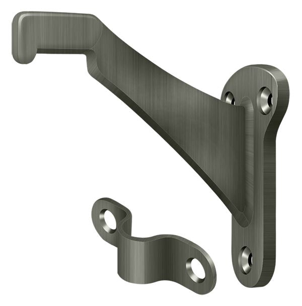 Deltana ZHRBB325U15A Hand Rail Brackets; Zinc 3-1/4" Projection; Antique Nickel Finish