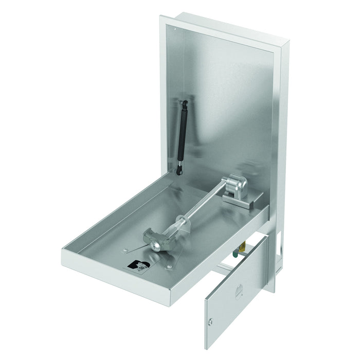 Concealed Cabinet-Mount Eyewash, BF, P-Trap