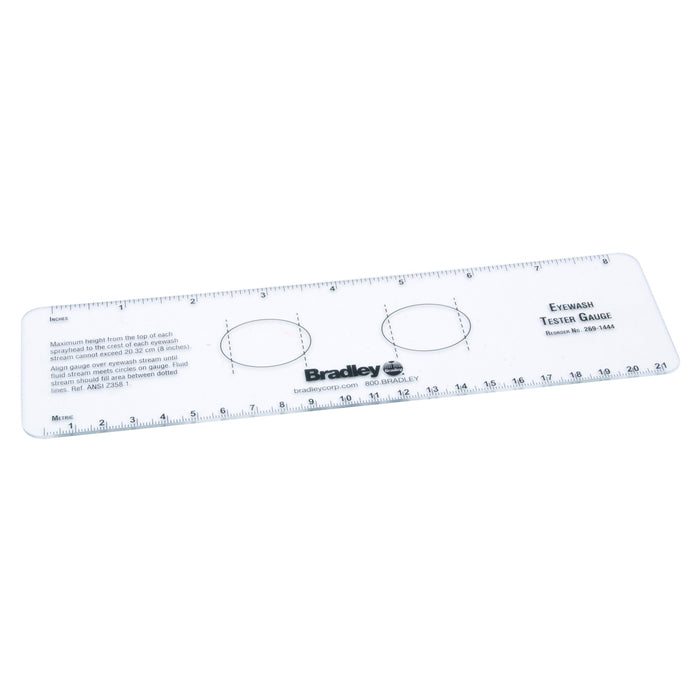 Eye and Eye/Face Wash Test Gauge