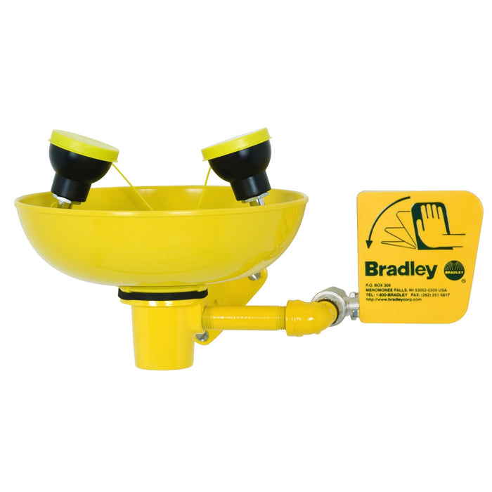 Wall-Mounted Eyewash, Plastic Bowl