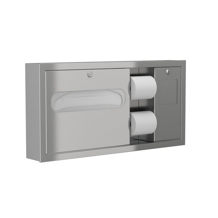 HORIZONTAL COMBI UNIT-RH, RECESSED. ADA COMPLIANT