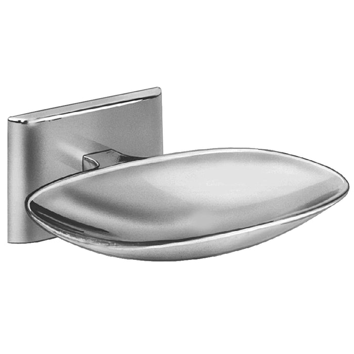 Soap Dish, Polished Brass, Surf-Mtd